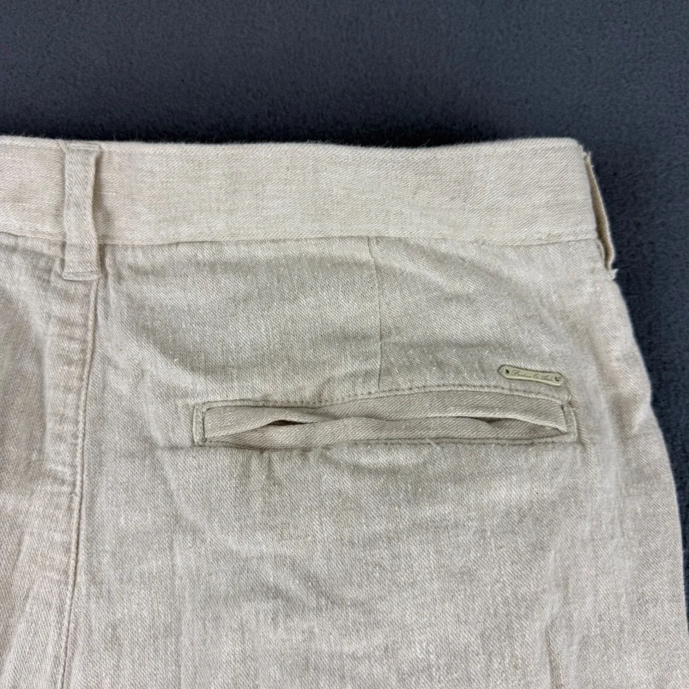 Porter & Ash Linen Pants Men's 30 (Fits 31x28) Beige Lightweight Summer Beach